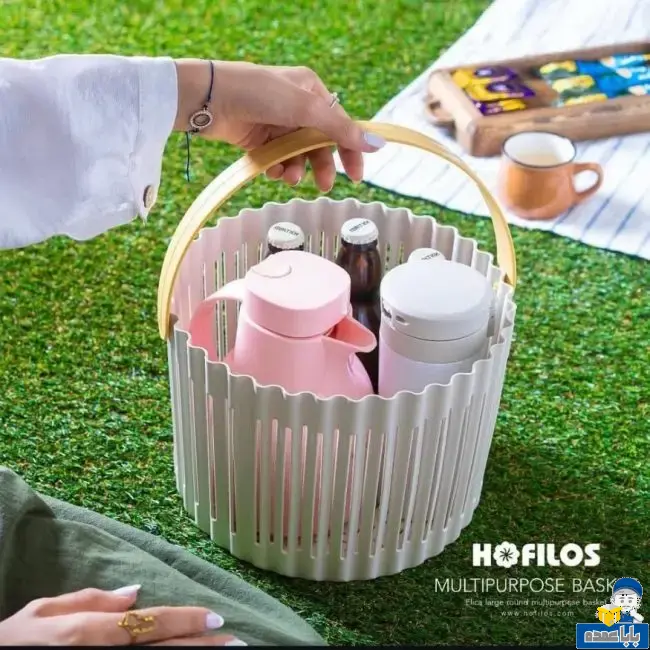 سبد دسته دار گرد بزرگ هوفیلوس
